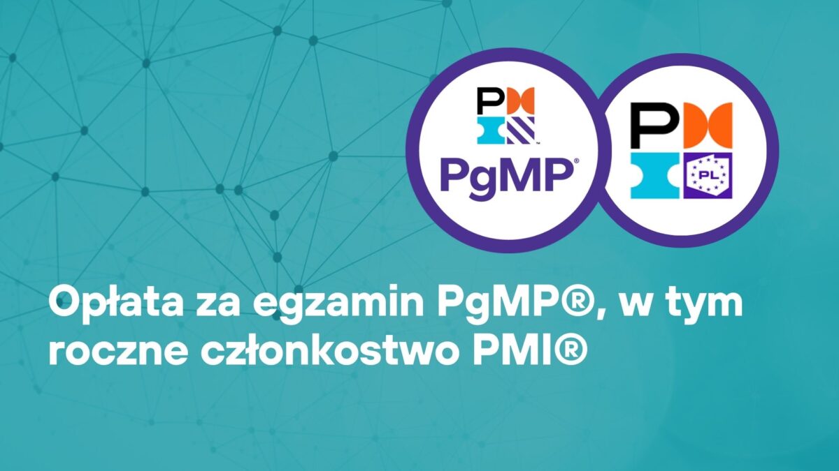 Opłata za egzamin PgMP®, w tym roczne członkostwo PMI®